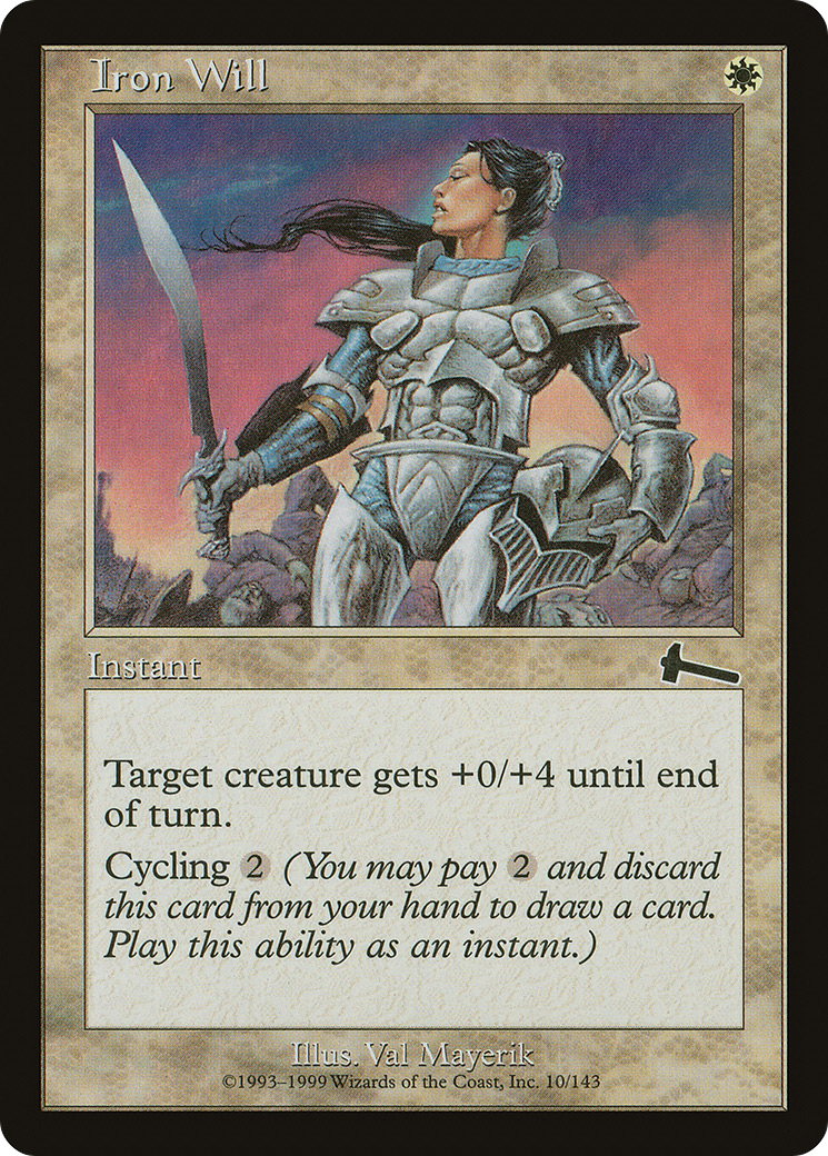 Iron Will (010) Foil - Urza's Legacy