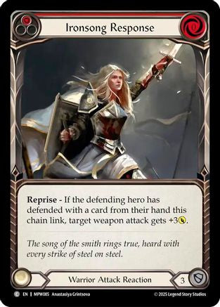 Ironsong Response (Red) (MPW085) - Mastery Pack Warrior