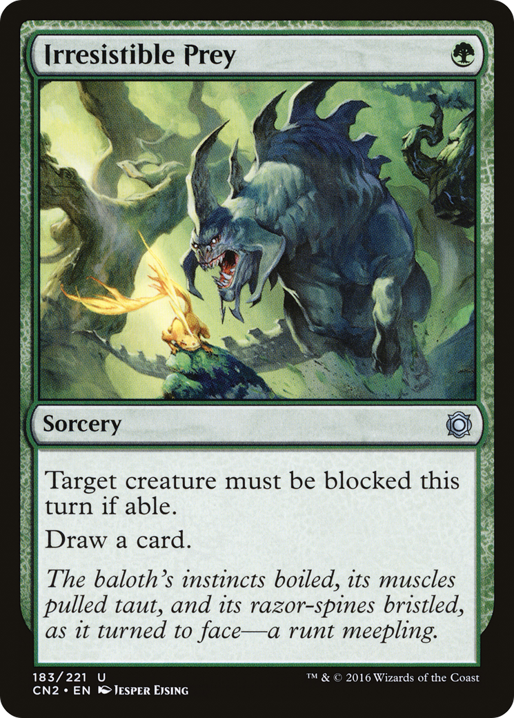 Irresistible Prey (183) Foil - Conspiracy: Take the Crown