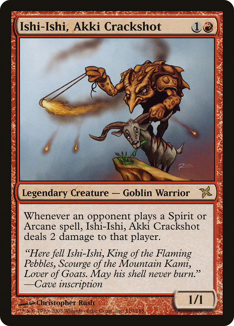 Ishi-Ishi, Akki Crackshot [Betrayers of Kamigawa] Foil