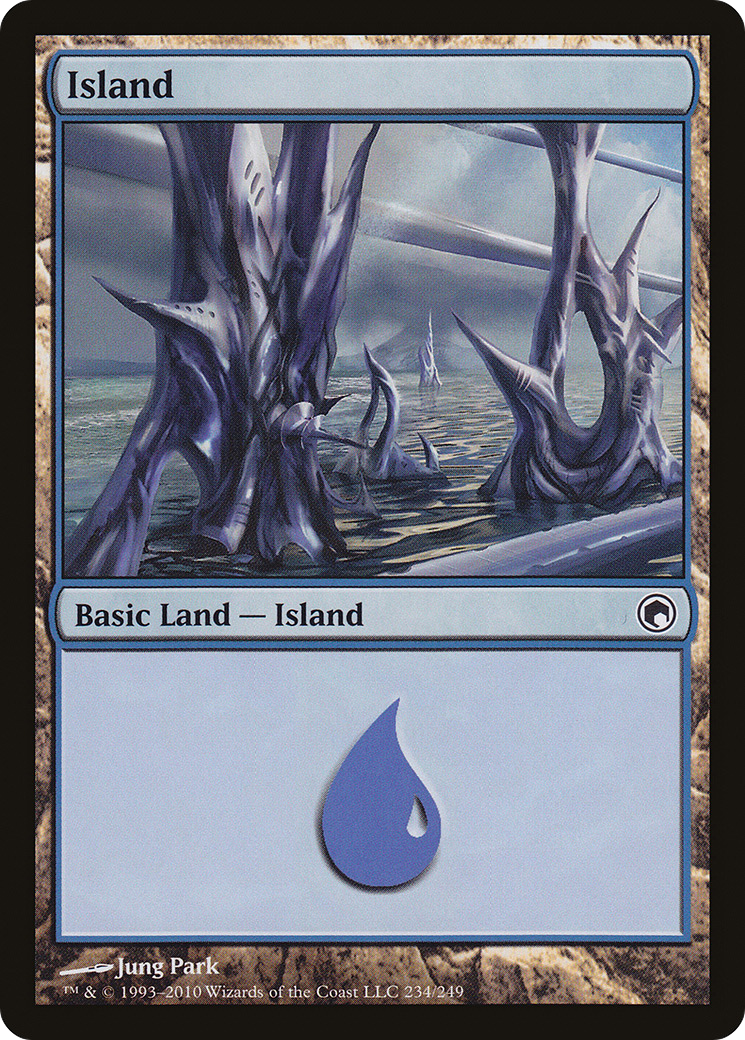 Island (234) Foil - Scars of Mirrodin