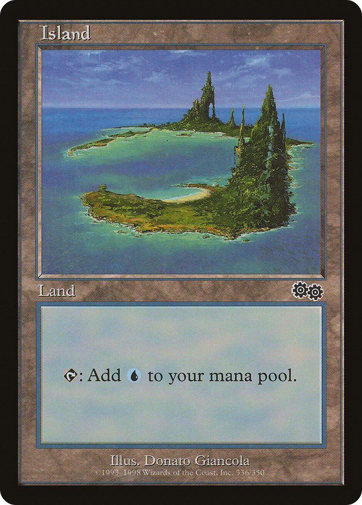 Island (336) - Urza's Saga
