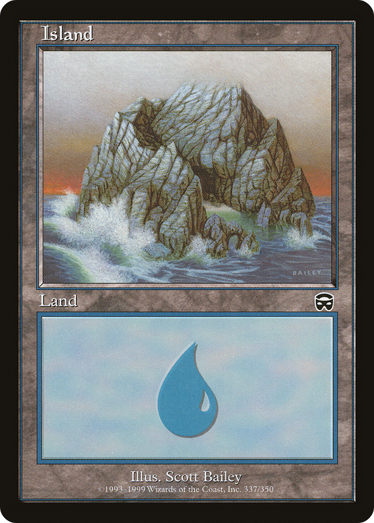 Island (337) Foil - Mercadian Masques