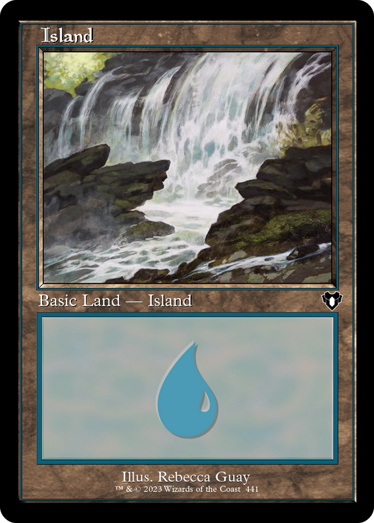 Island (441) Foil - Commander Masters