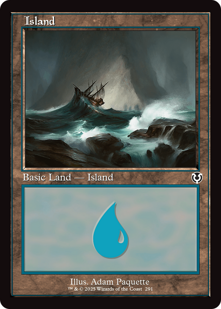 Island (Retro) (291) Foil - Innistrad Remastered