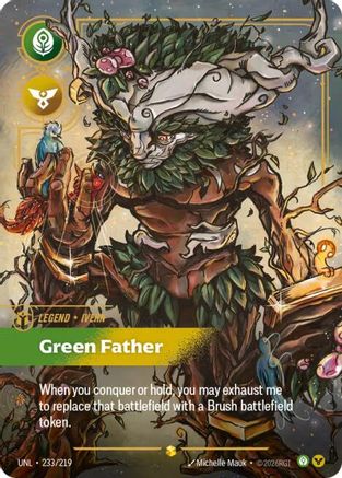 Ivern – Green Father (Overnumbered) (233) Foil - Unleashed