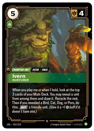 Ivern – Nurturer (051) Foil - Unleashed