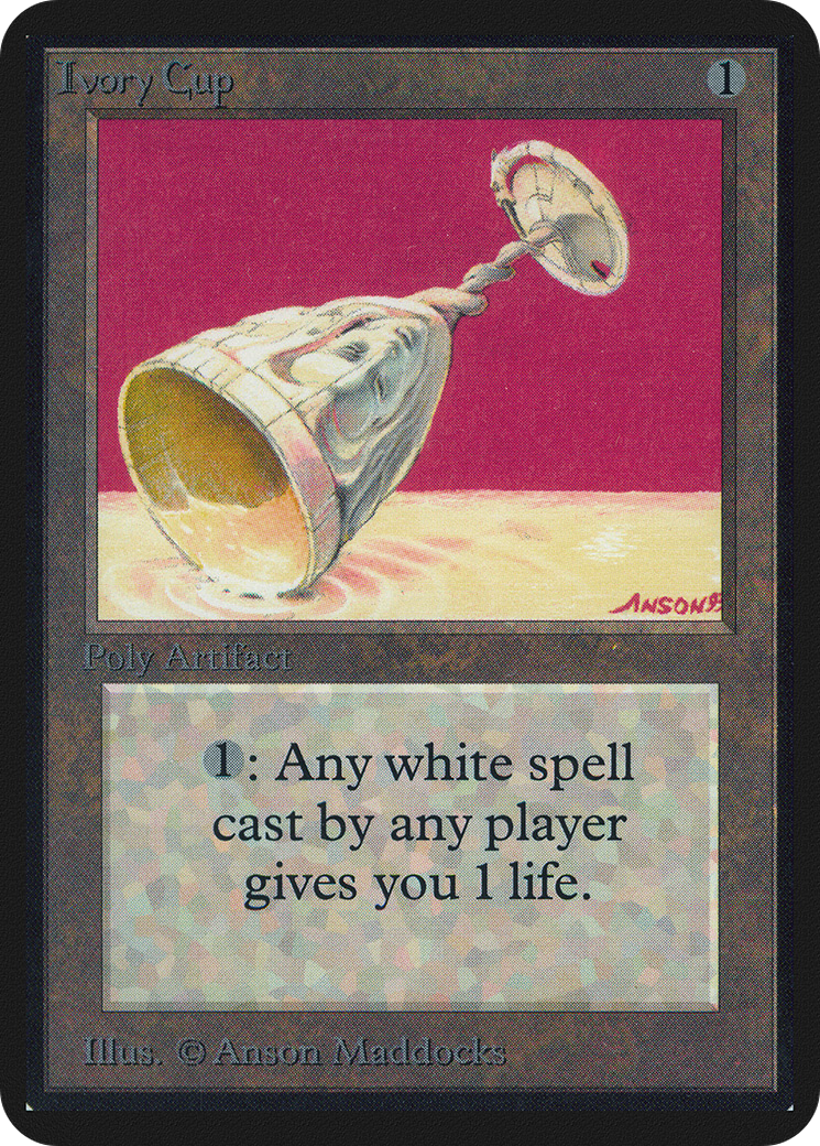 Ivory Cup - Limited Edition Alpha