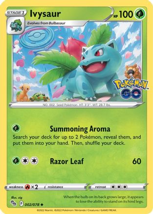 Ivysaur (2) - Pokemon GO