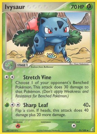 Ivysaur (35) Reverse Holofoil - Crystal Guardians