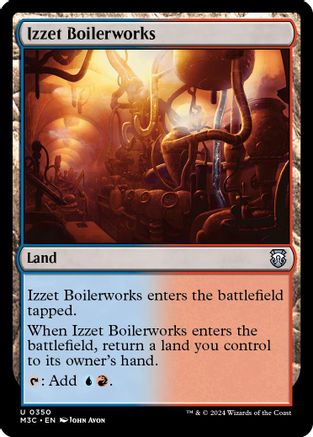 Izzet Boilerworks (350) Ripple Foil - Commander: Modern Horizons 3