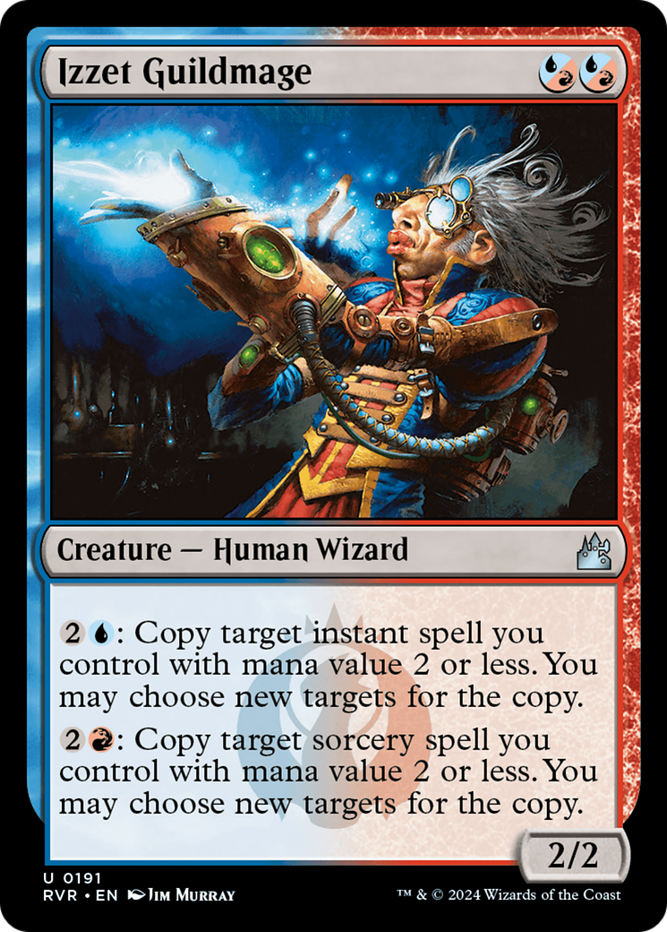 Izzet Guildmage (191) Foil - Ravnica Remastered