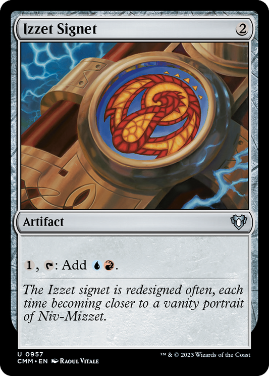 Izzet Signet (957) - Commander Masters