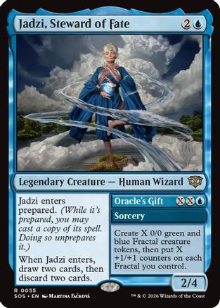 Jadzi, Steward of Fate // Oracle's Gift (Promo Pack) (055) Foil - Secrets of Strixhaven