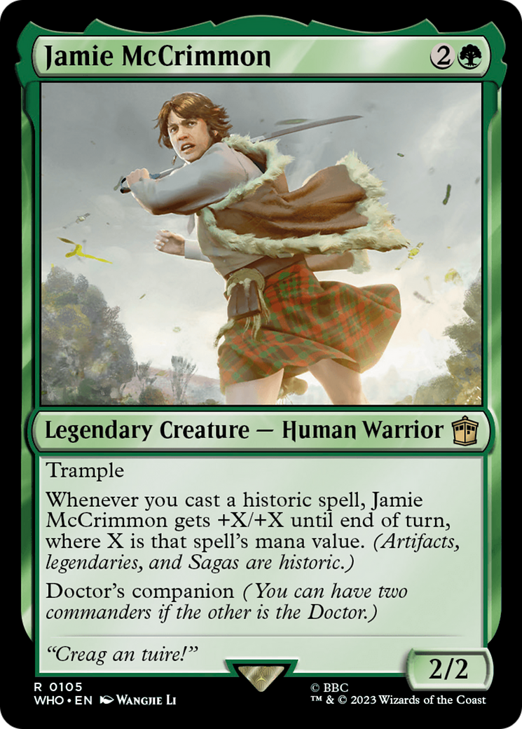 Jamie McCrimmon (105) Foil - Doctor Who