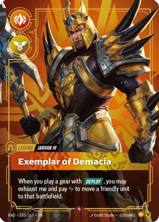 Jarvan IV, Exemplar of Demacia (155) Foil - Radiance