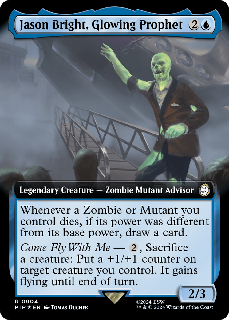 Jason Bright, Glowing Prophet (Extended Art) (904) Surge Foil - Fallout