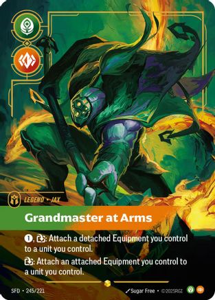 Jax – Grandmaster At Arms (Overnumbered) (245) Foil - Spiritforged