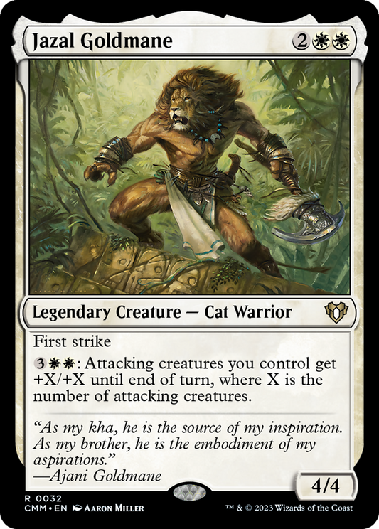 Jazal Goldmane (032) - Commander Masters
