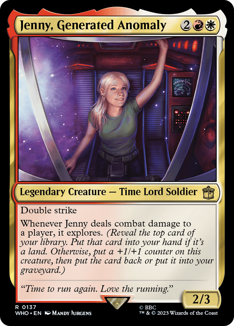 Jenny, Generated Anomaly (137) Foil - Doctor Who