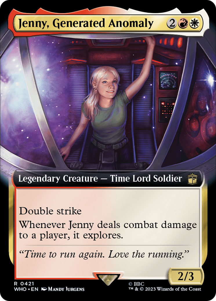 Jenny, Generated Anomaly (Extended Art) (421) Foil - Doctor Who