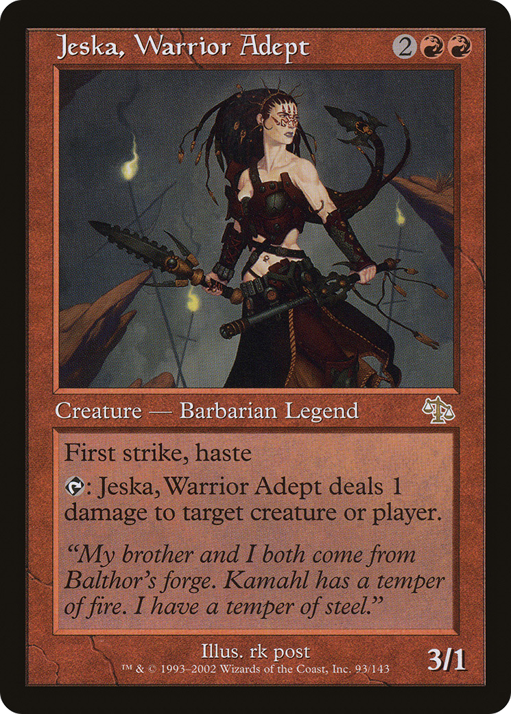 Jeska, Warrior Adept (093) Foil - Judgment