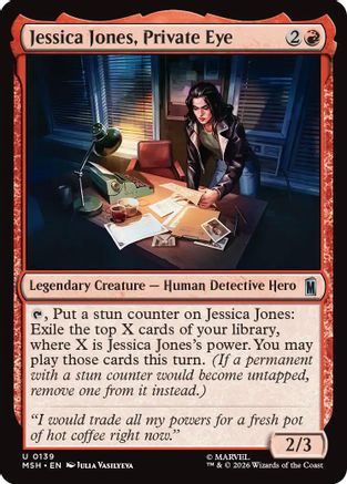 Jessica Jones, Private Eye (139) Foil - Marvel Super Heroes