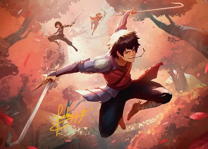 Jet, Freedom Fighter (022s) Gold-Stamped - Art Series: Avatar: The Last Airbender
