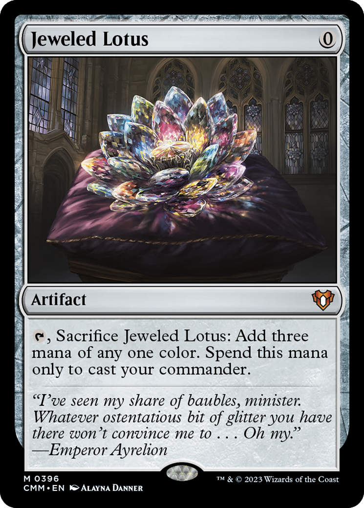 Jeweled Lotus (396) - Commander Masters