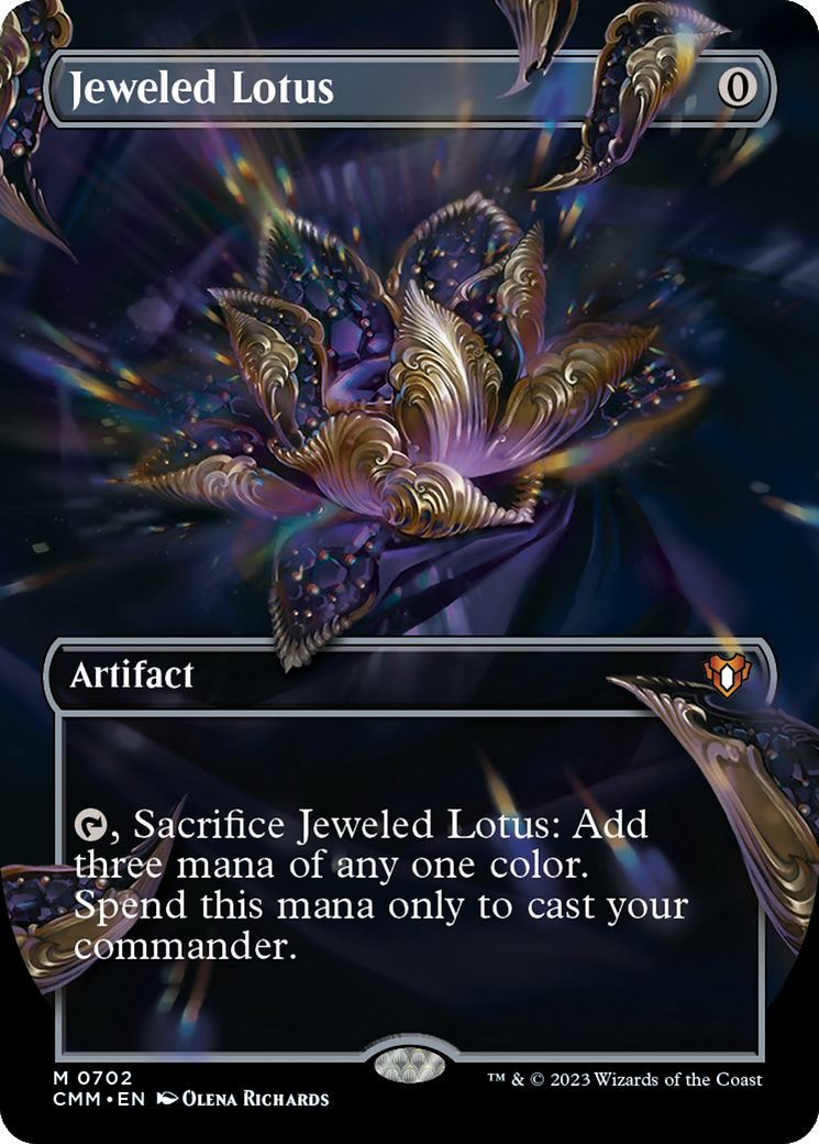 Jeweled Lotus (Borderless) (702) - Commander Masters