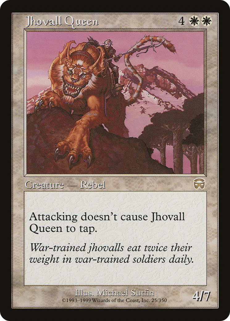 Jhovall Queen (025) Foil - Mercadian Masques