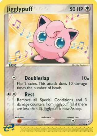 Jigglypuff (41) Reverse Holofoil - Team Magma vs Team Aqua