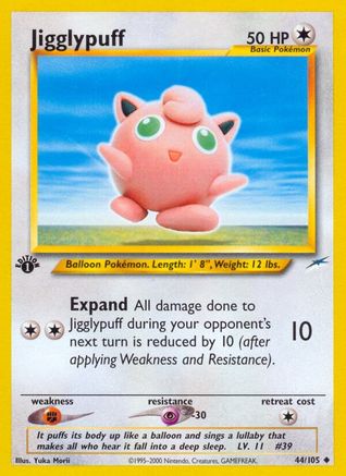 Jigglypuff (44) (1st Edition) - Neo Destiny