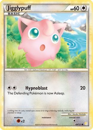 Jigglypuff (68) Reverse Holofoil - HeartGold & SoulSilver