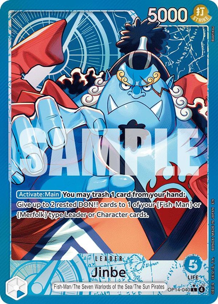 Jinbe (Alternate Art) (OP14-040) Foil