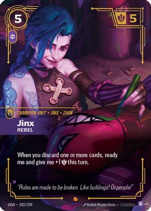 Jinx – Rebel (202) Foil - Origins