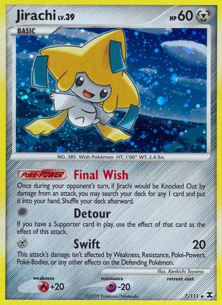 Jirachi (7) Holofoil - Rising Rivals