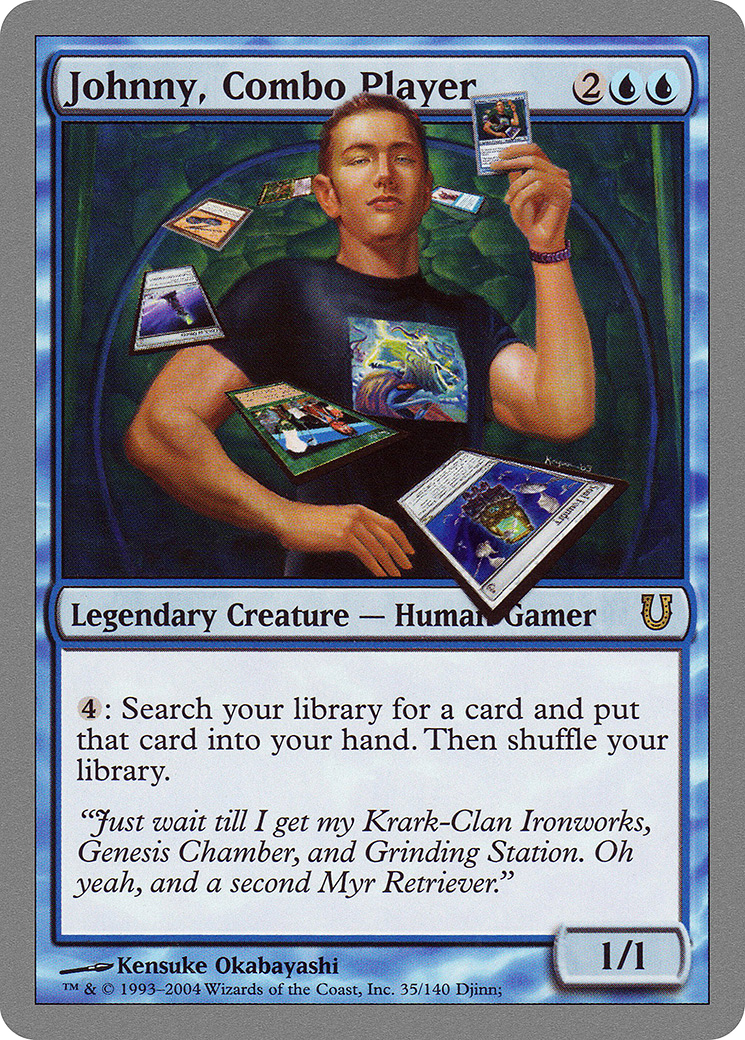 Johnny, Combo Player (035) Foil - Unhinged