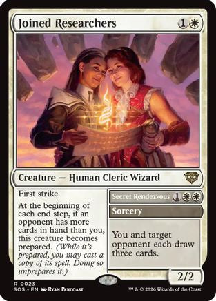 Joined Researchers // Secret Rendezvous (023) Foil - Secrets of Strixhaven
