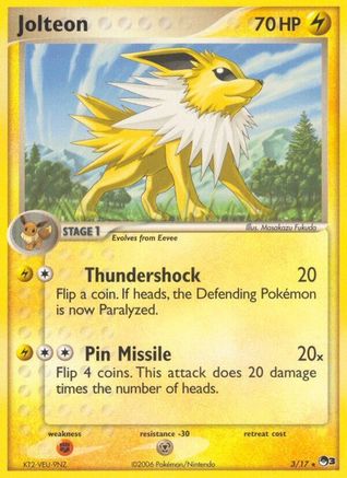 Jolteon (3) Holofoil - POP Series 3