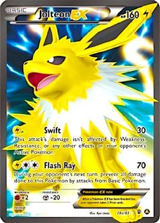 Jolteon EX (Full Art) (28a) Holofoil - Black Star Promos