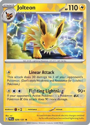 Jolteon (Poke Ball Pattern) (29) Reverse Holofoil - Prismatic Evolutions