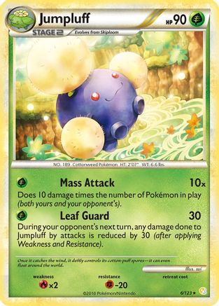 Jumpluff (6) Holofoil - HeartGold & SoulSilver