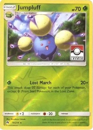 Jumpluff (Pokemon League) (14) Reverse Holofoil - League & Championship Cards