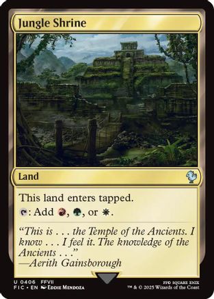 Jungle Shrine (406) Surge Foil - Commander: FINAL FANTASY