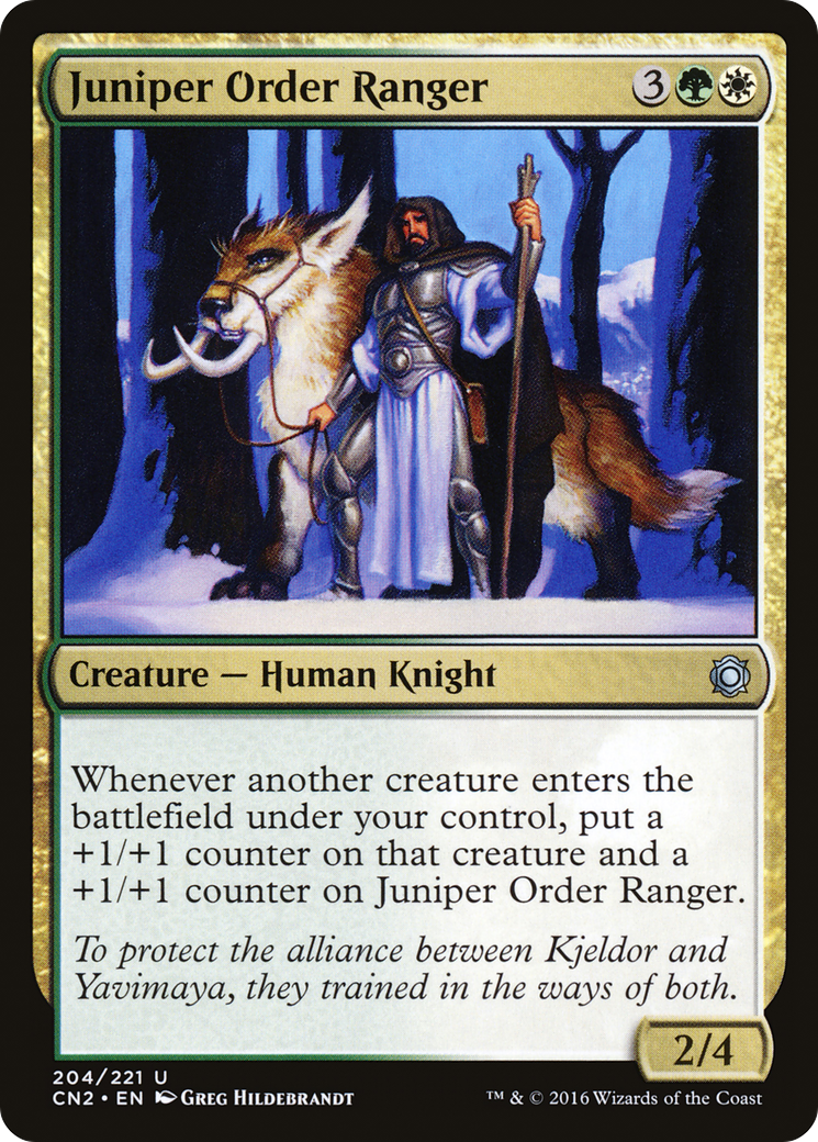 Juniper Order Ranger (204) Foil - Conspiracy: Take the Crown