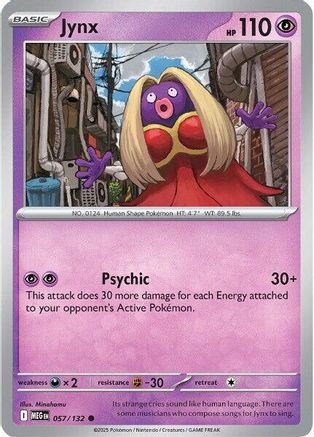 Jynx (57) Reverse Holofoil - Mega Evolution