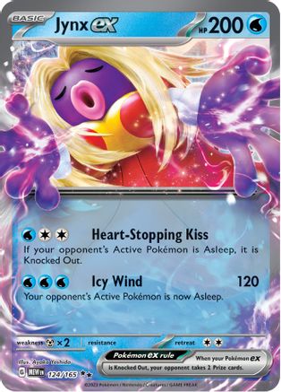 Jynx ex (124) Holofoil - 151