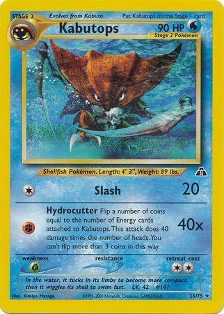 Kabutops (25) (Unlimited) - Neo Discovery