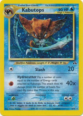 Kabutops (6) (Unlimited) Holofoil - Neo Discovery